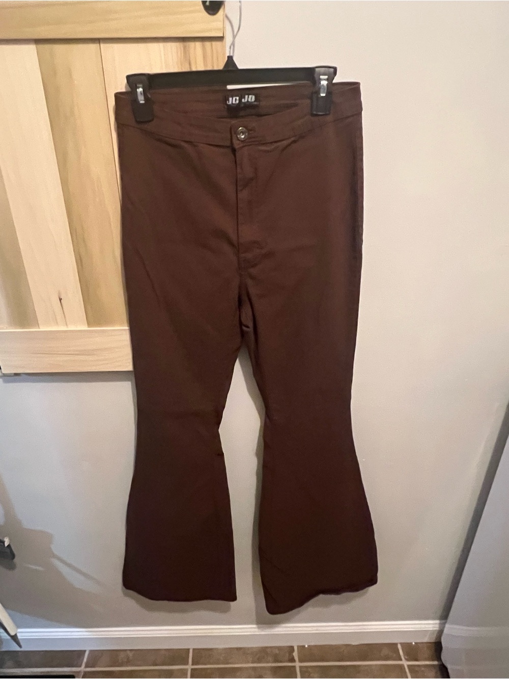 Women’s Brown Flare Jeans Dress Pants